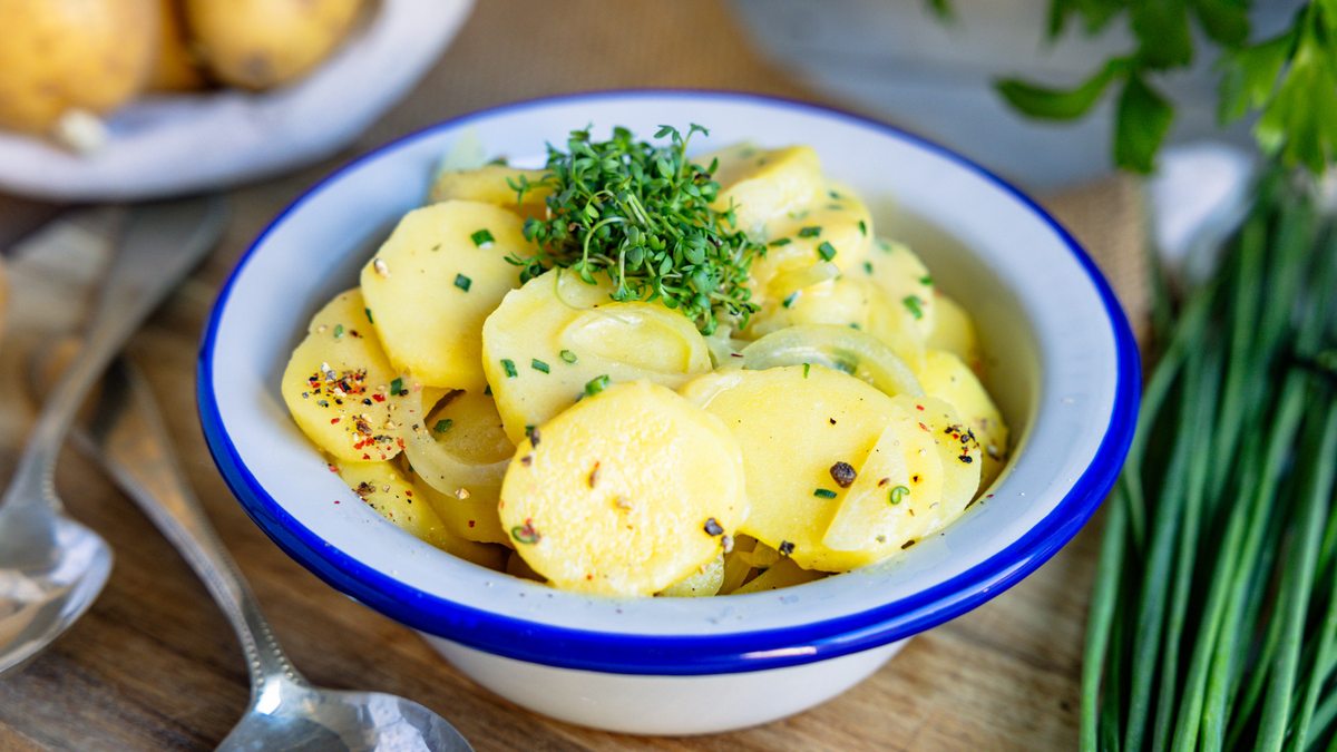 Lauwarmer Kartoffelsalat