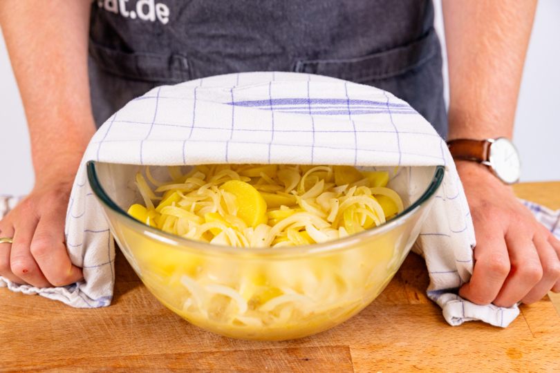 Kartoffelsalat durchziehen lassen