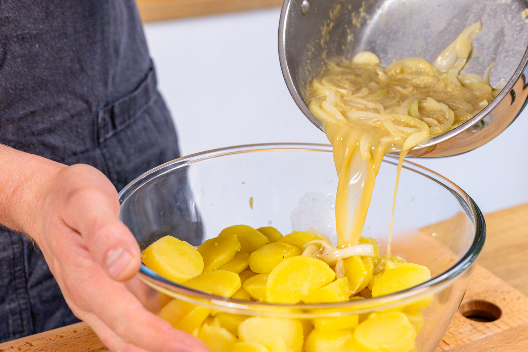Lauwarmer Kartoffelsalat