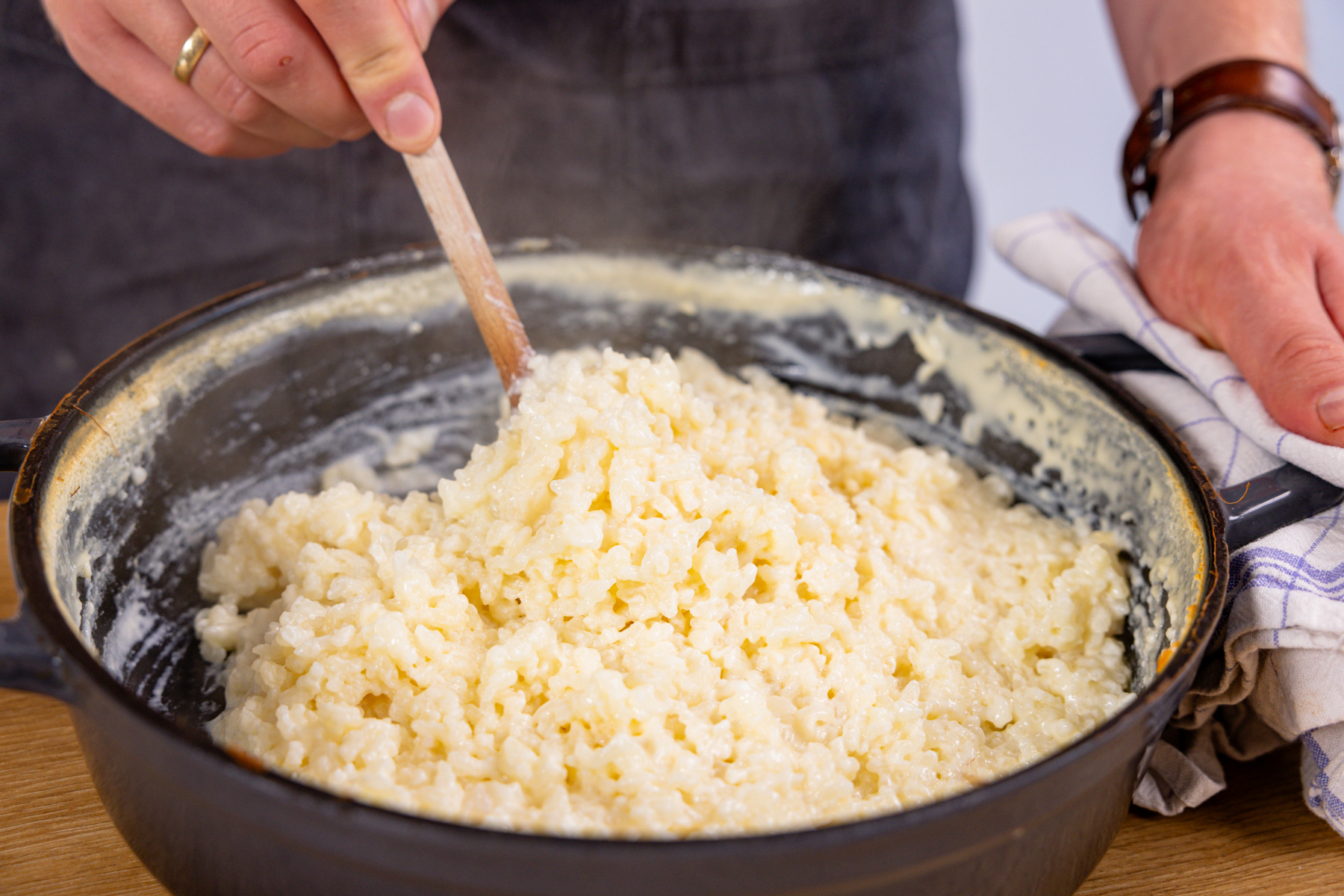 Milchreis im Backofen ohne Umrühren Milchreis im Backofen ohne Umrühren