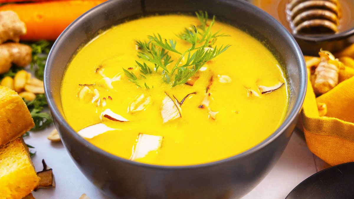 Möhren-Ingwer-Suppe: schnell & einfach