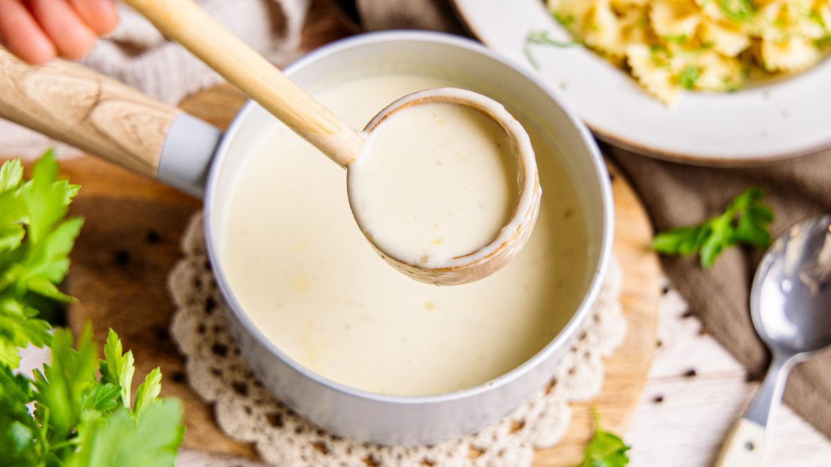 Sahnesoße: das klassische Rezept
