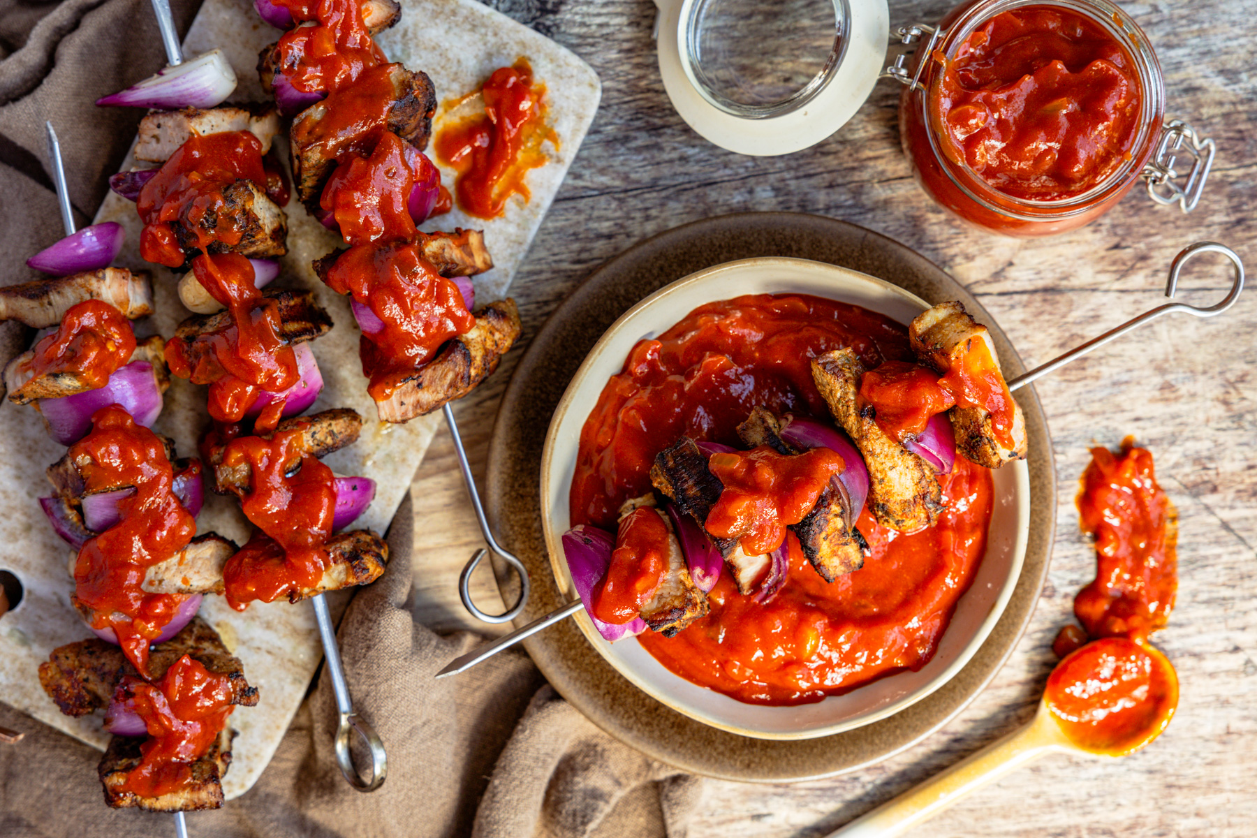 Schnelle Schaschliksoße