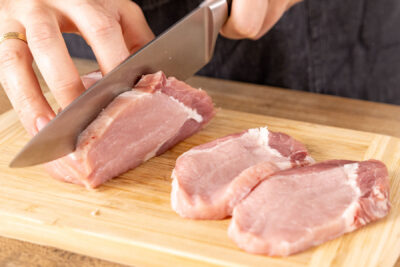 Fleisch schneiden