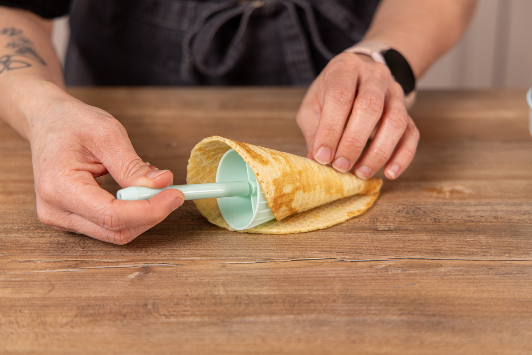 Waffelhörnchen: Hörnchenrezept für Hörncheneisen