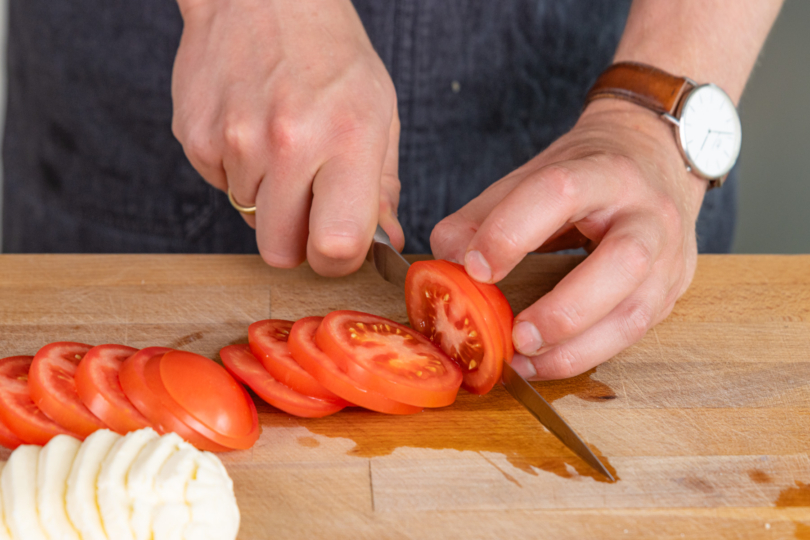 Tomaten schneiden