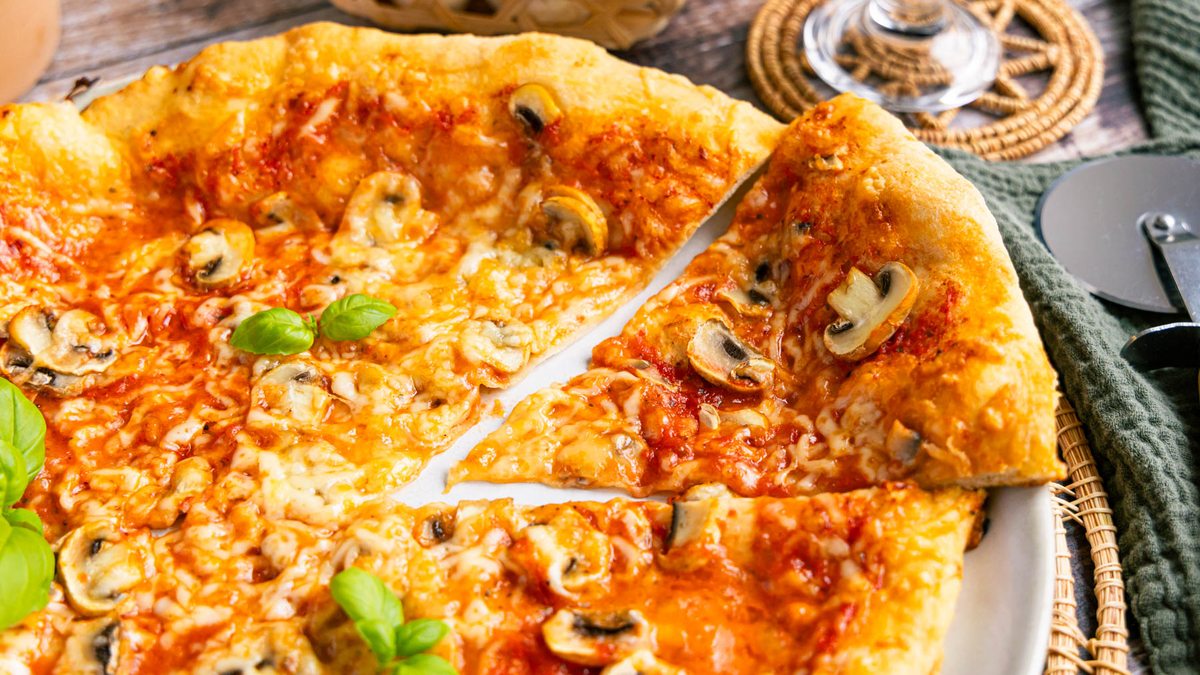 Pizza Funghi wie beim Italiener