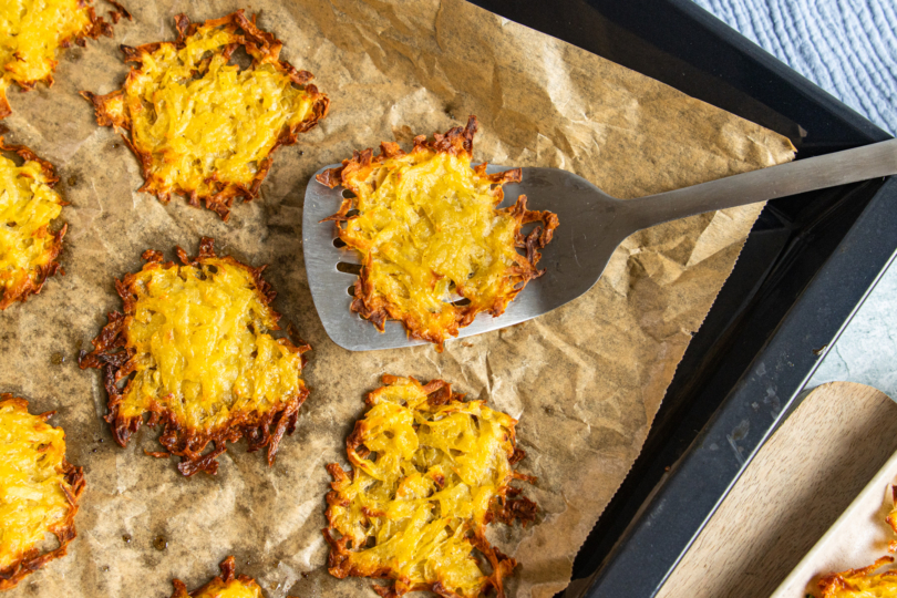 Rösti auf dem Backblech