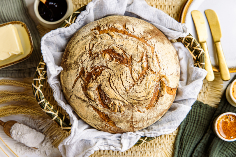 Roggenmischbrot mit Hefe