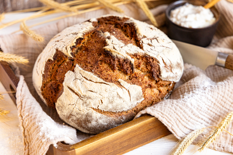 Roggenmischbrot mit Sauerteig