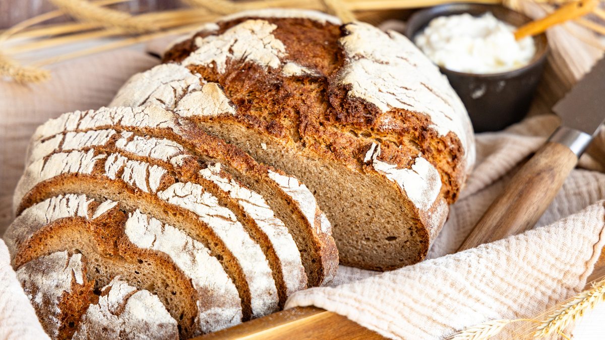 Roggenmischbrot mit Sauerteig