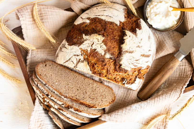 Roggenmischbrot mit Sauerteig