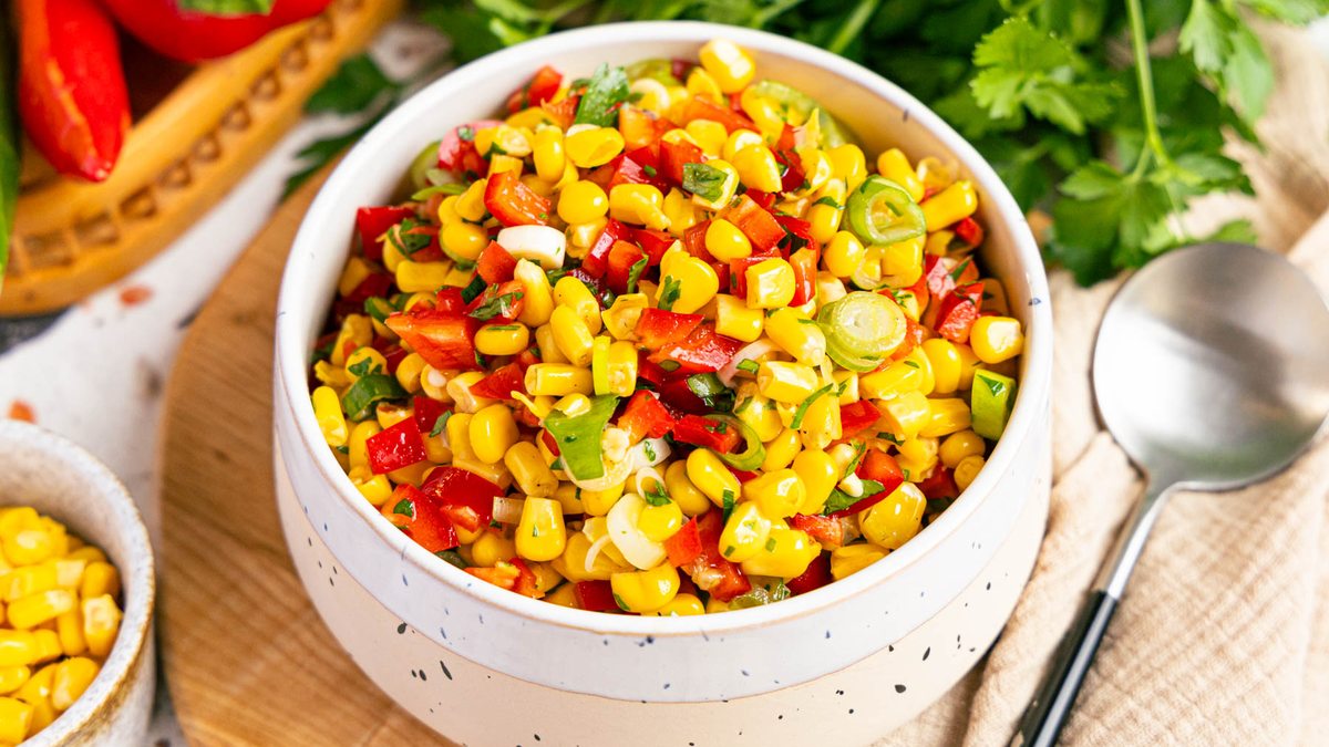 Schneller Paprika-Mais-Salat