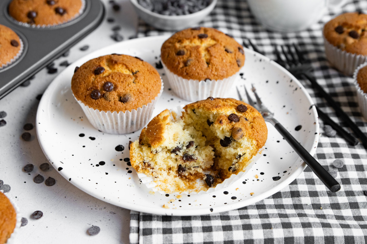 Stracciatella Muffins