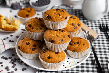 Stracciatella Muffins