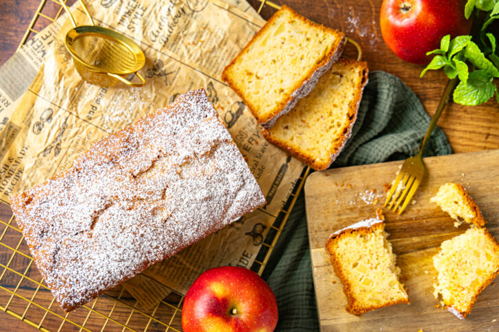 Apfelkastenkuchen frisch gebacken