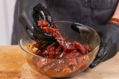 Beef Jerky marinieren