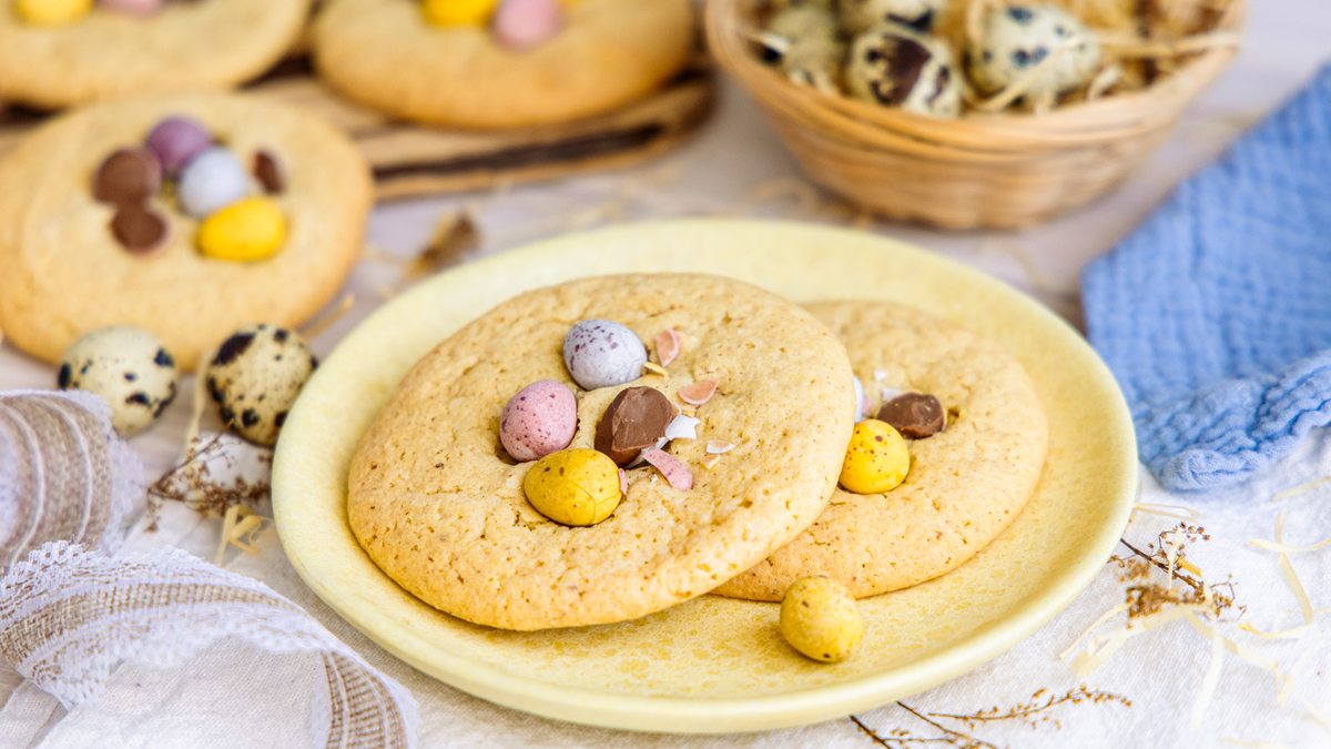 Bunte Oster-Cookies
