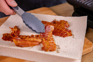Bacon abtropfen