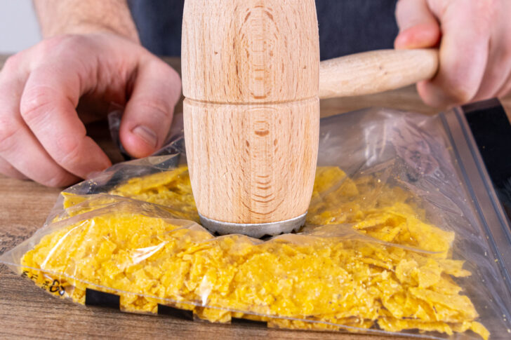 Tortilla Chips zerkleinern