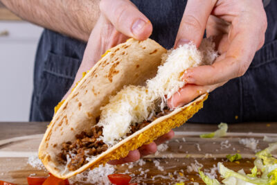 Dorito Tacos füllen