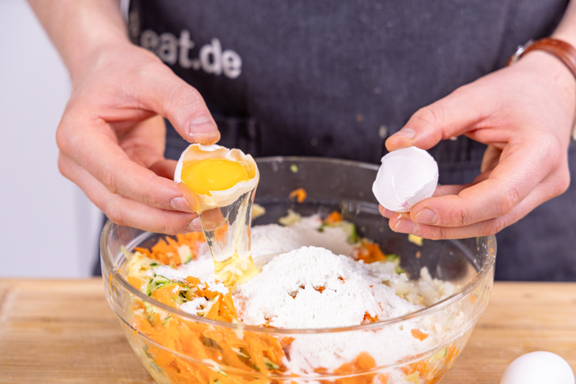 Gemüsepuffer: das einfache &amp; schnelle Rezept