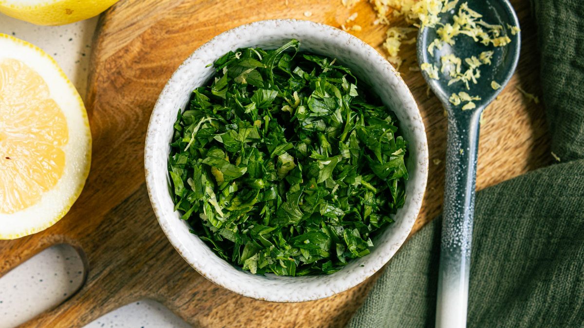 Gremolata nach italienischem Original-Rezept