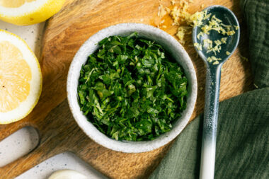 Gremolata nach italienischem Original-Rezept