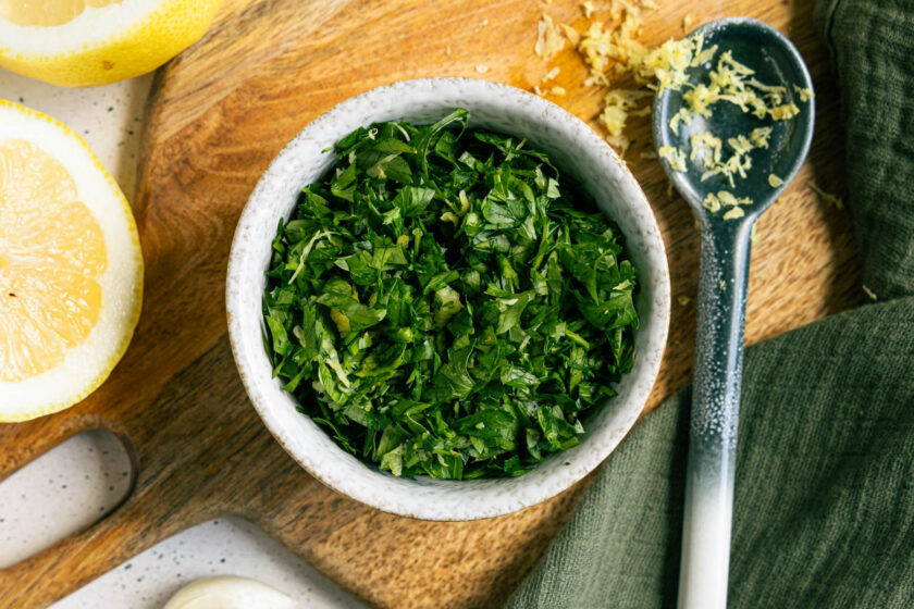 Gremolata nach italienischem Original-Rezept