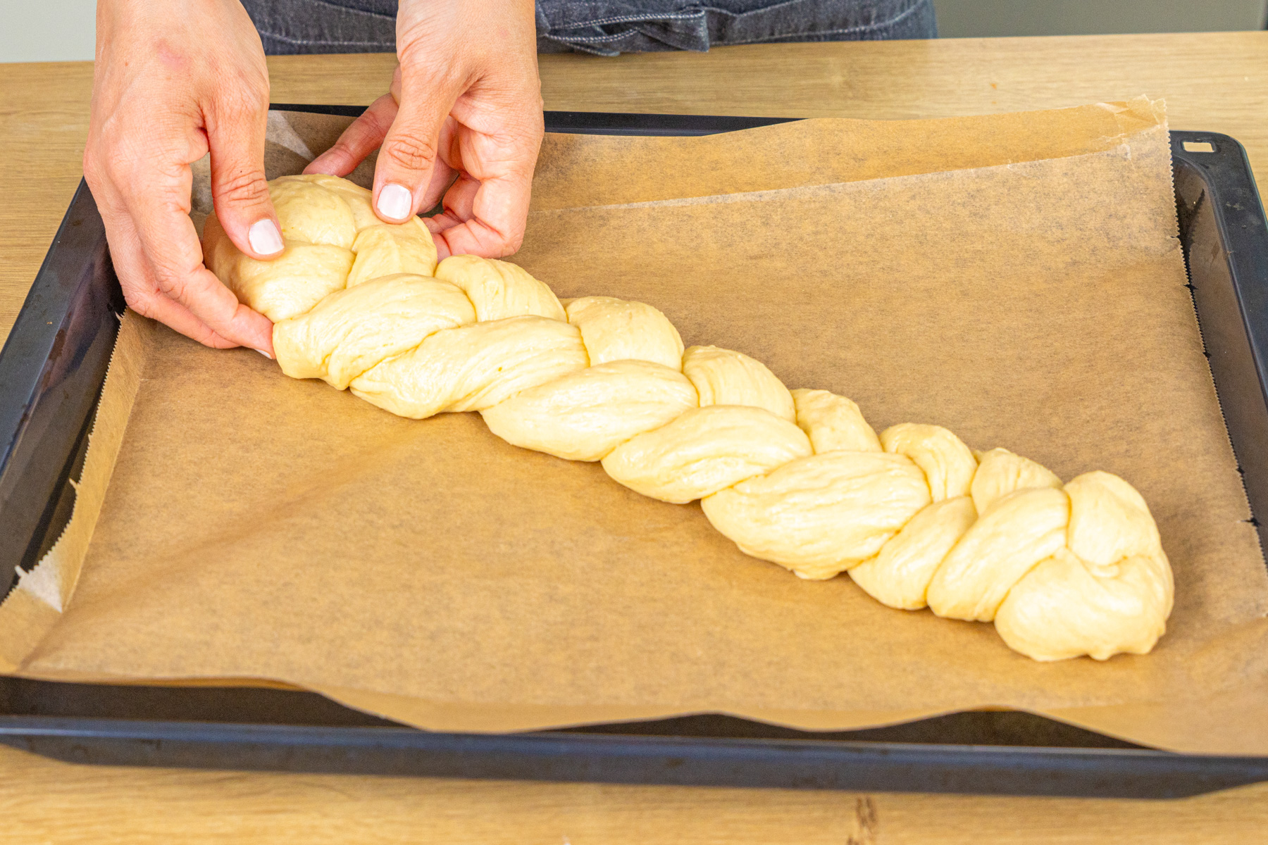 Hefezopf mit Trockenhefe