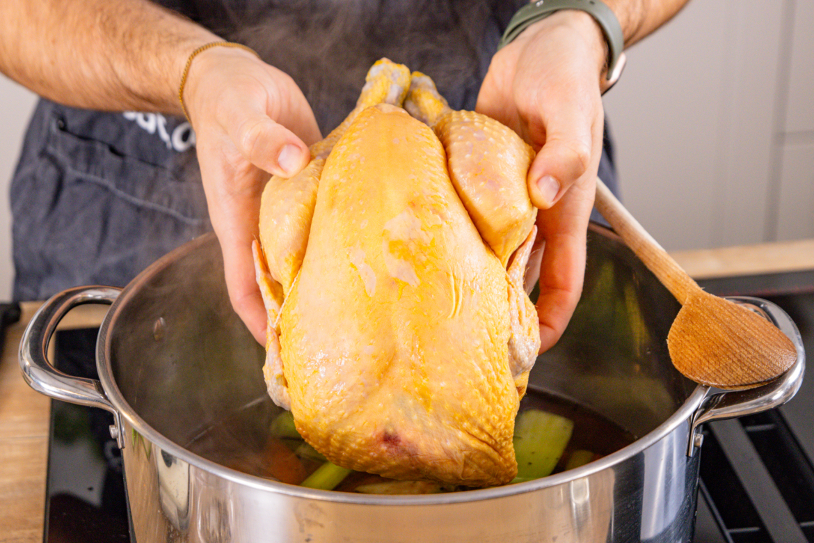 Hühnerbrühe Grundrezept