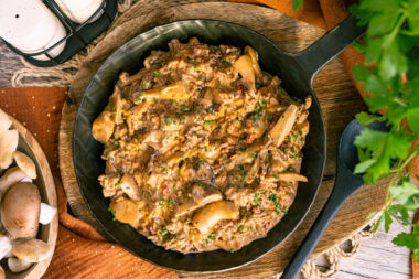 Jägertopf mit Hackfleisch