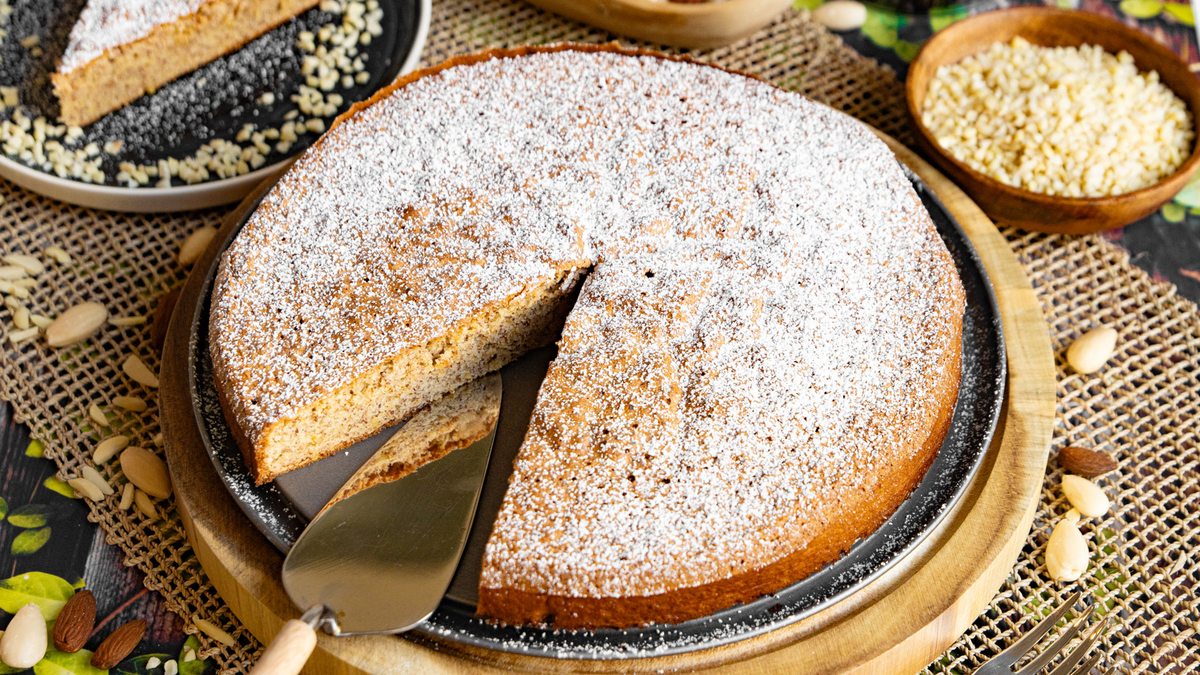 Mallorquinischer Mandelkuchen