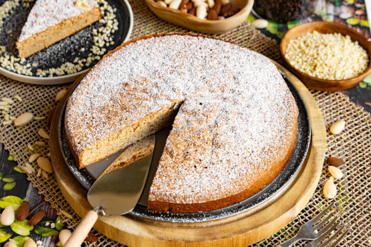 Mallorquinischer Mandelkuchen