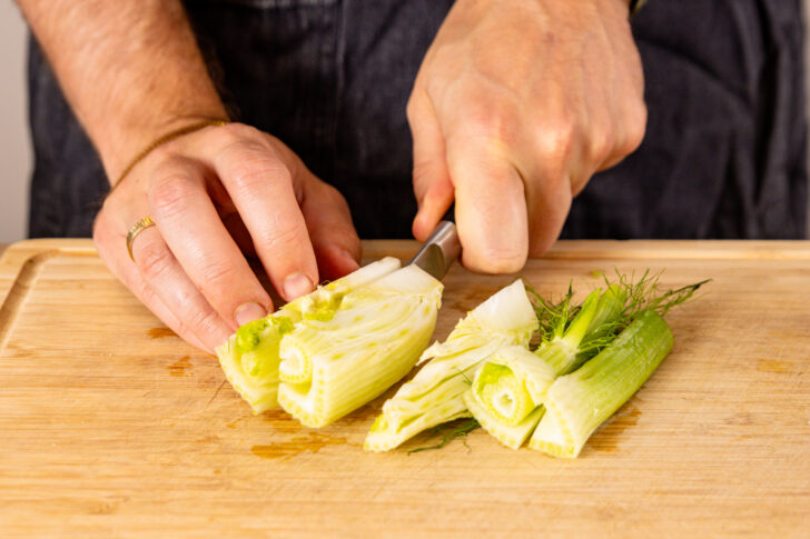 Fenchel schneiden