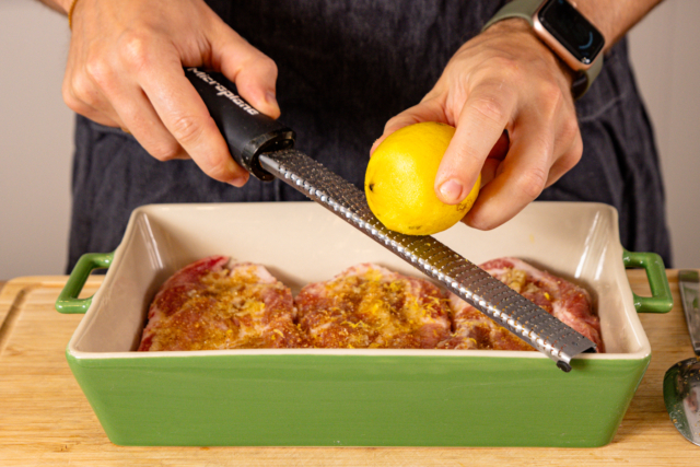 Nackensteak aus dem Ofen