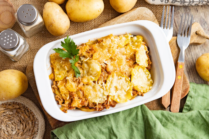 Omas Kartoffelauflauf mit Hackfleisch