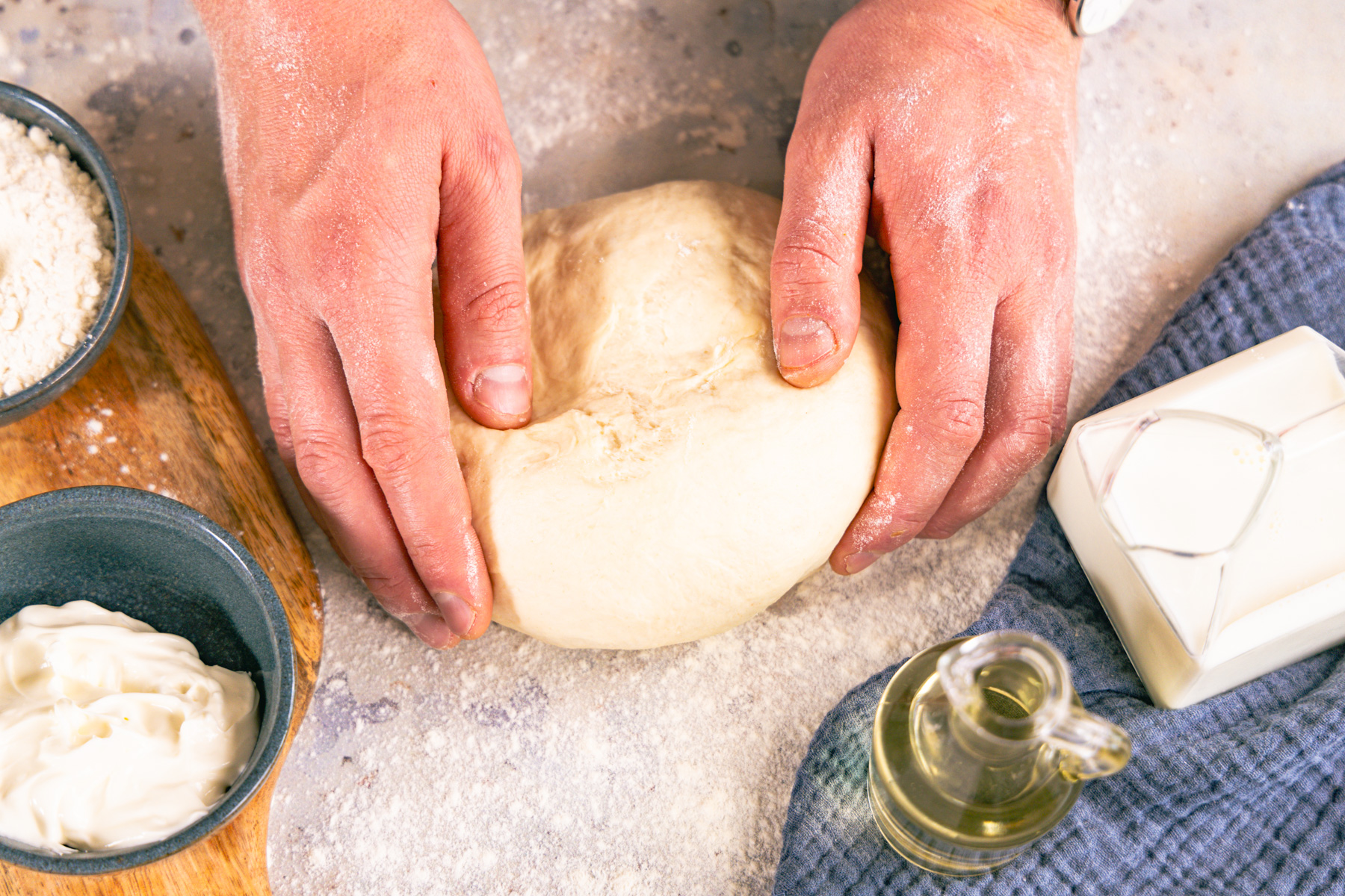 Quark-Öl-Teig: das beste Grundrezept Quark-Öl-Teig: das beste Grundrezept