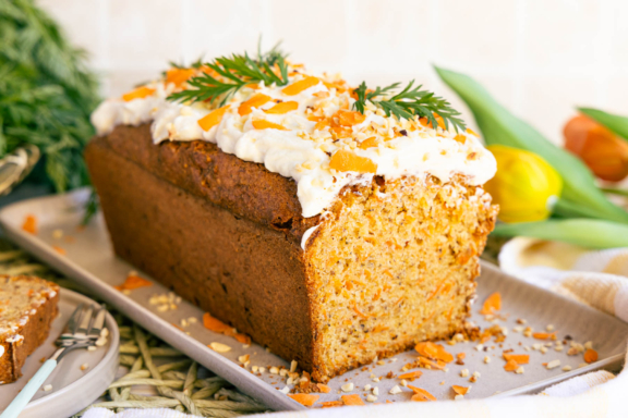 Saftiger Karottenkuchen aus der Kastenform