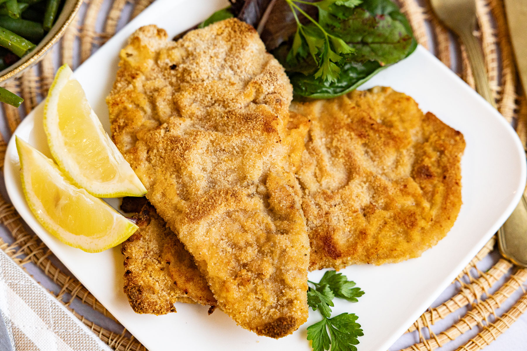 überbackene Schnitzel Im Backofen Mit Käse Schweineschnitzel im Backofen