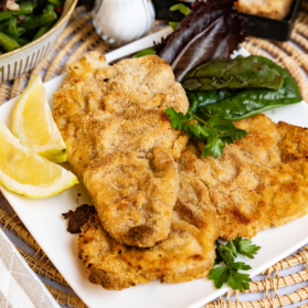 Schweineschnitzel im Backofen