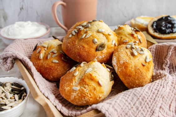 Skyr-Brötchen