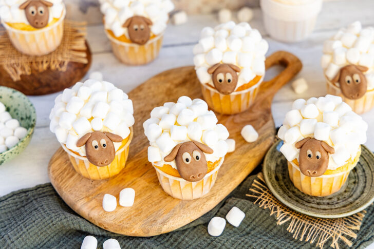 Süße Schäfchen Muffins