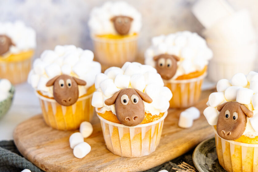 Süße Schäfchen Muffins