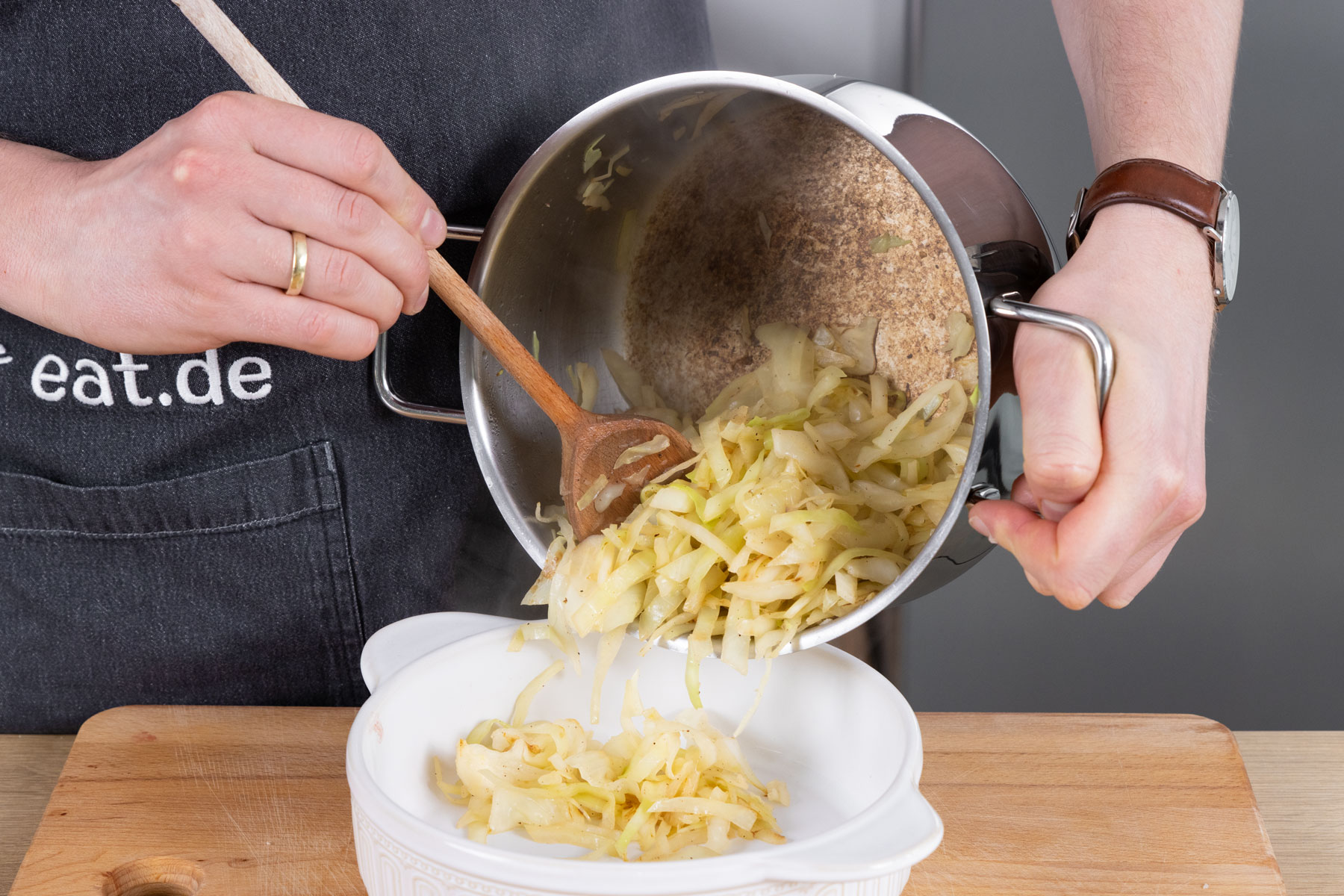 Weißkohl-Hackfleisch-Auflauf