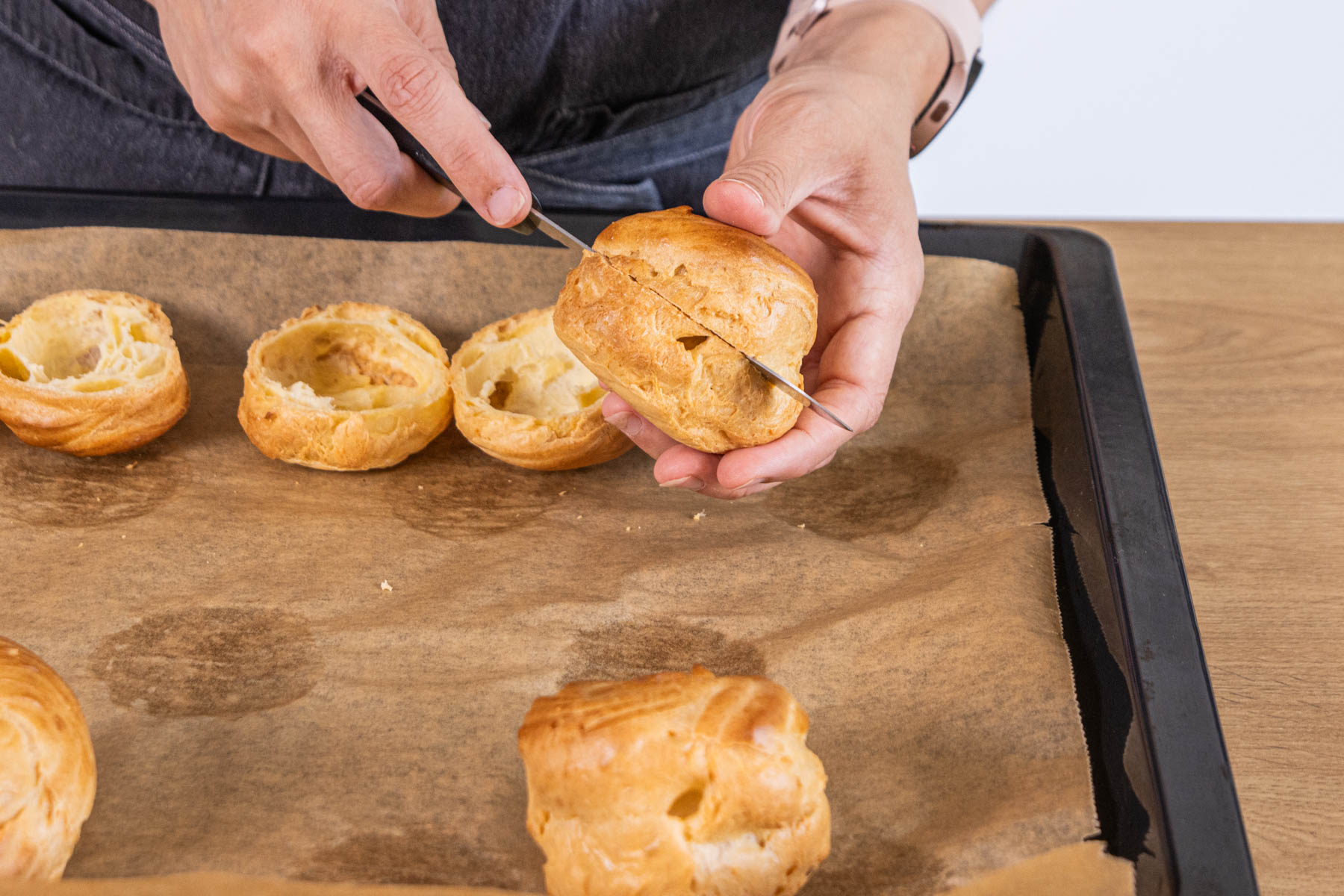 Windbeutel mit Sahne: das Grundrezept