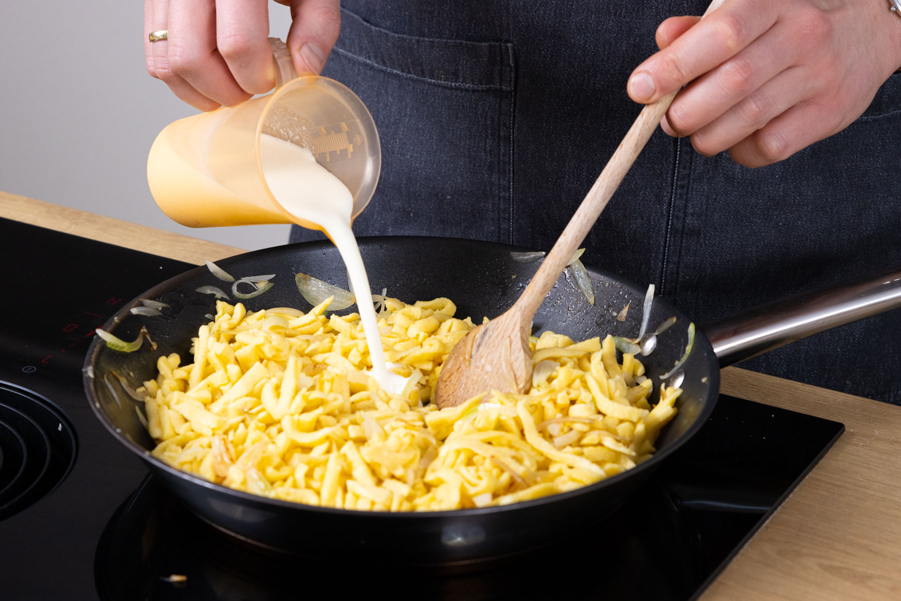 Ksesptzle Rezept Mit Sahne