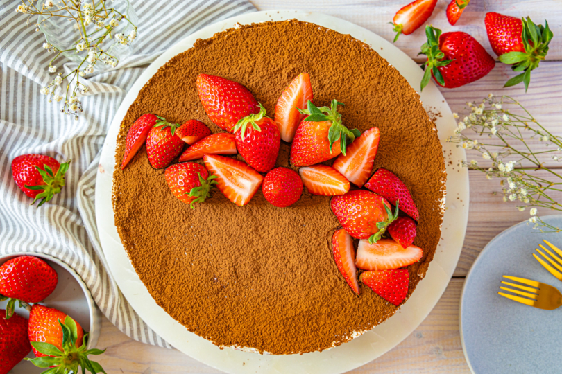 Erdbeer-Tiramisu-Torte