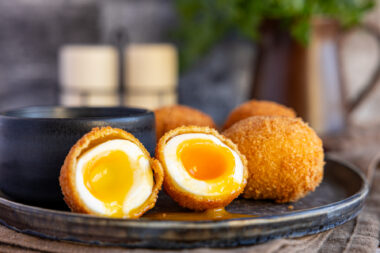 frittierte Eier