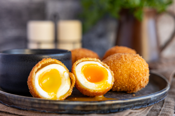 frittierte Eier